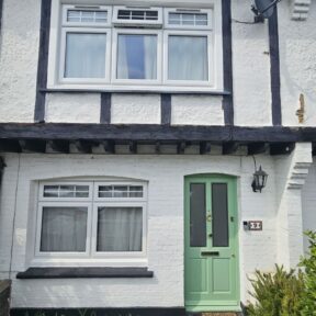 2 x Kommerling Window & Hardwood Frame & Door