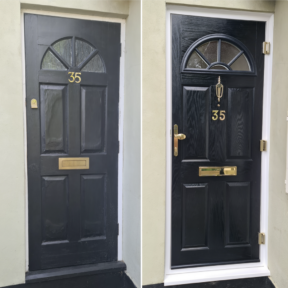 Composite Door Black Tuscan