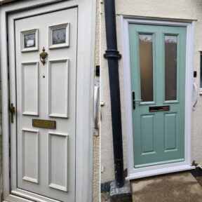 Composite Door Chartwell Green 2L 2P