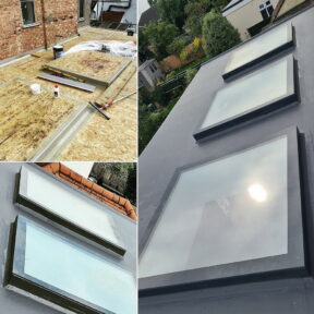 Glass Sky Light Installation London 2