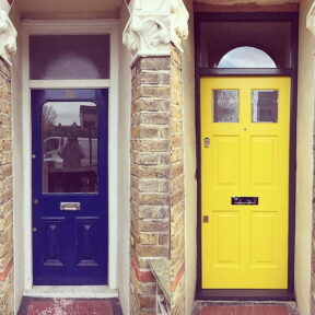 Hardwood Door & Frame, City Filmed Top Light 6