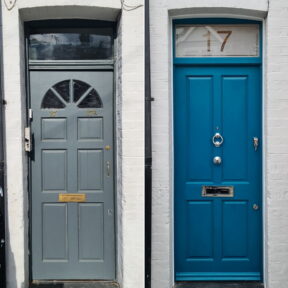 Hardwood Door & Frame, City Filmed Top Light B&A