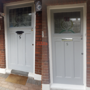 Hardwood Timber Door Refurb