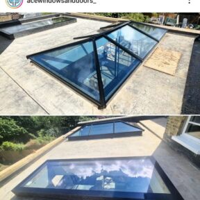 Low blue double glazed skylight and atlas lantern